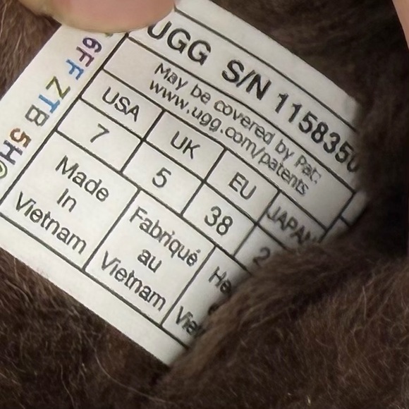 NEW NIB UGG Brown Black Pony Hair Cheetah Leopard Print Pattern Tasman Slippers - Picture 7 of 9